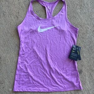 Nike Women's Lavender Dri-FIT Tank Top